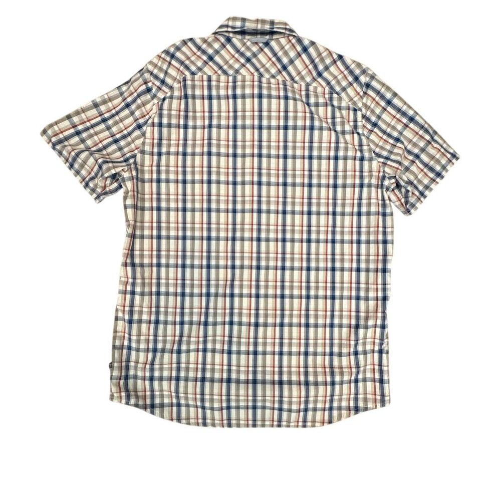 Toad & Co Men's Plaid Short Sleeve Button-Up Shirt Size M Organic Cotton Blend - Picture 2 of 8